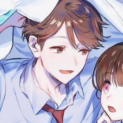 甜蜜温馨动漫情侣头像