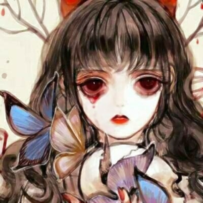 微信最新个性丧系卡通萝莉头下载