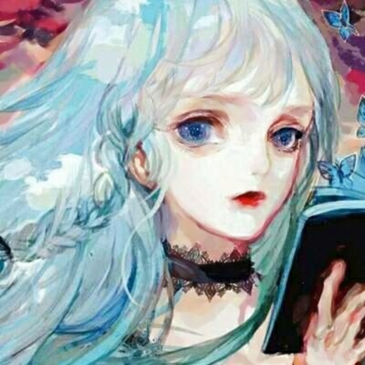 微信最新个性丧系卡通萝莉头下载