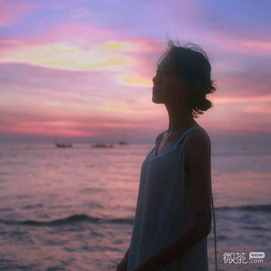 简洁气质微信女头