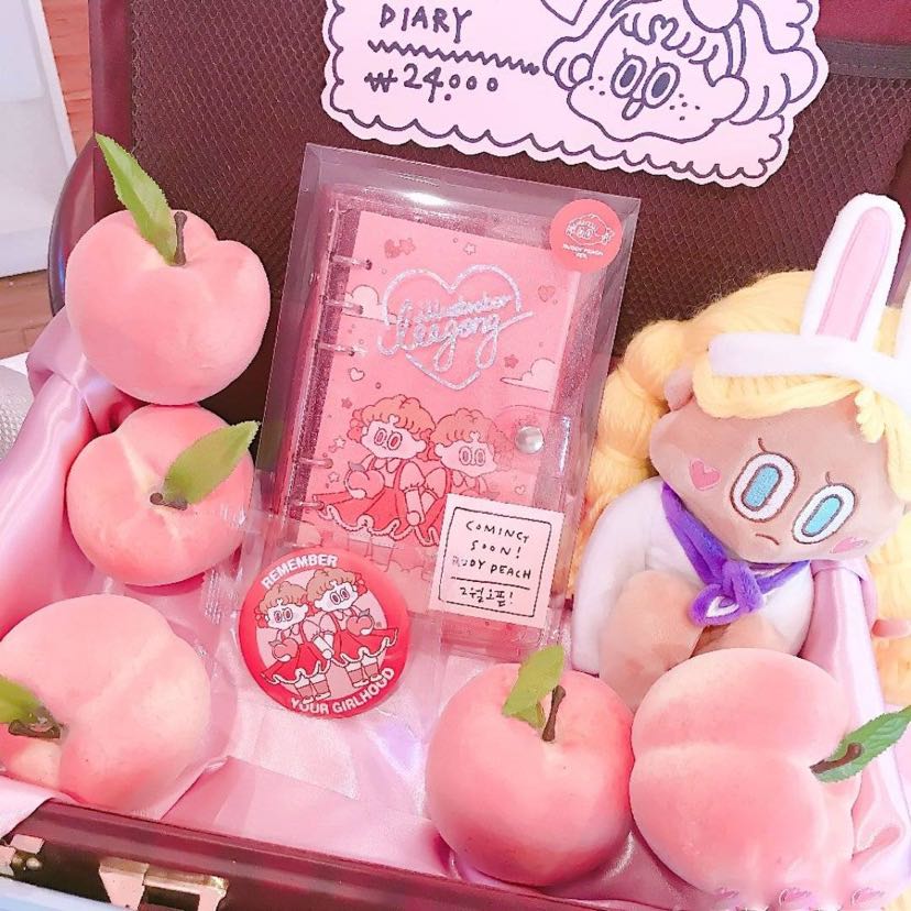 微信粉嫩小仙女朋友圈配图