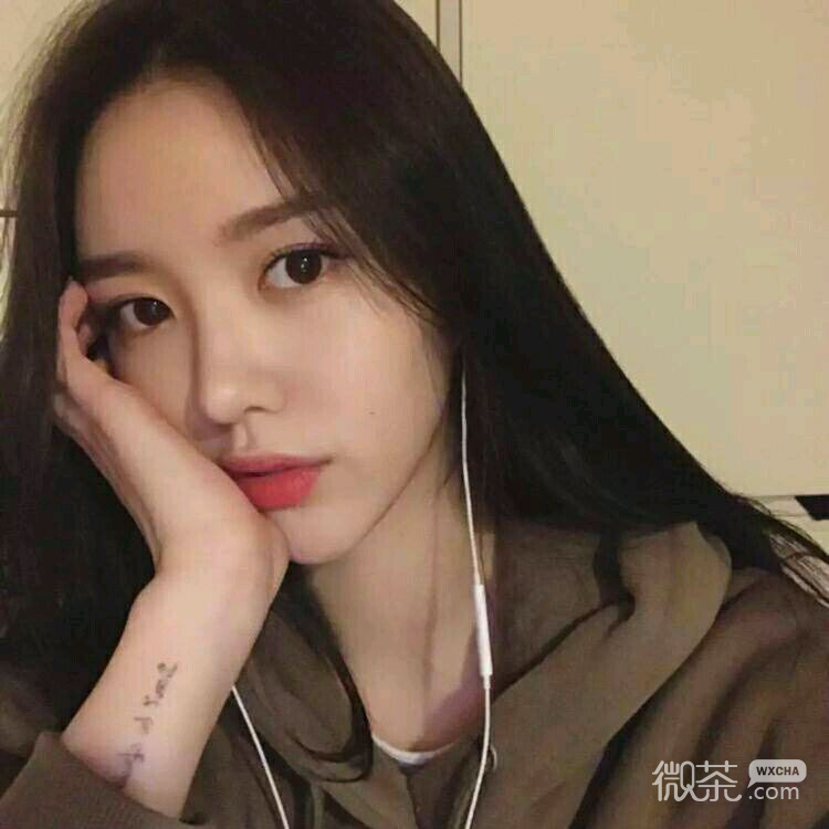 简洁气质微信女头