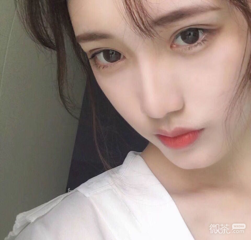 森系迷人微信清新女头