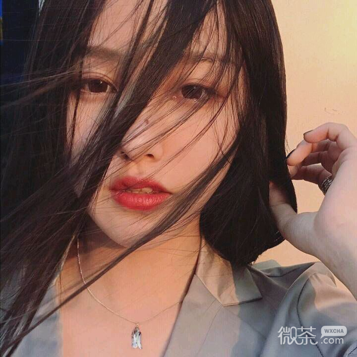 简洁气质微信女头