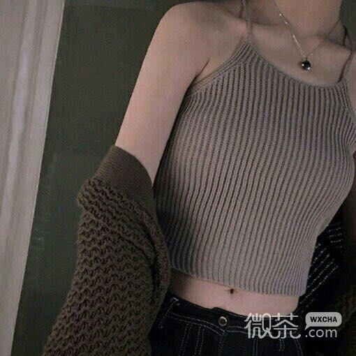 森系迷人微信清新女头