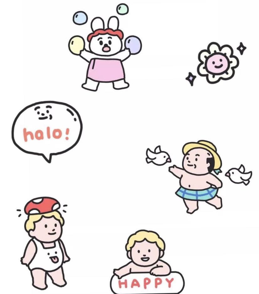 微信粉嫩小仙女朋友圈配图