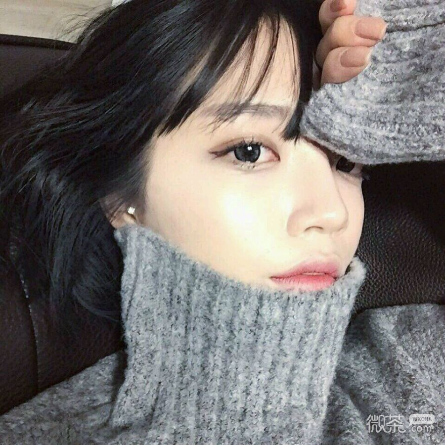 简洁气质微信女头