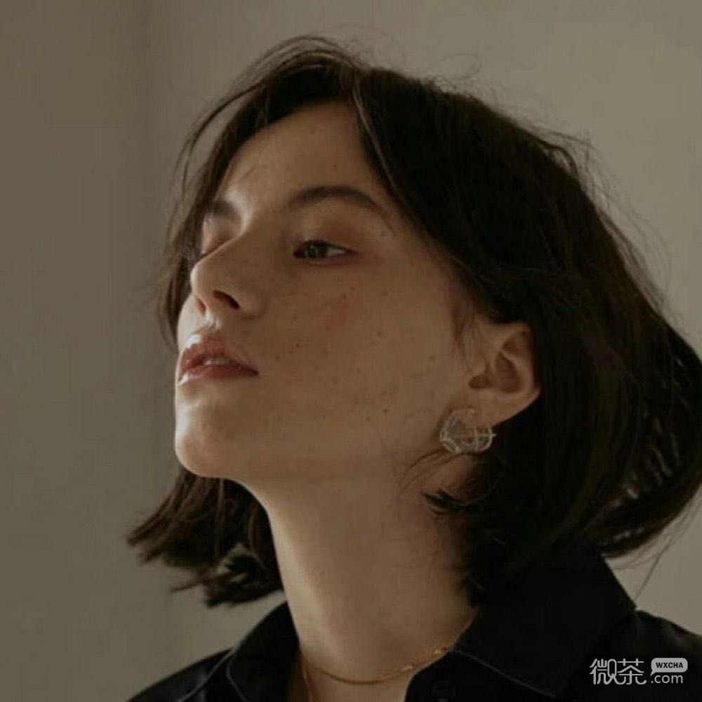 微信清新阳光森系欧美女头
