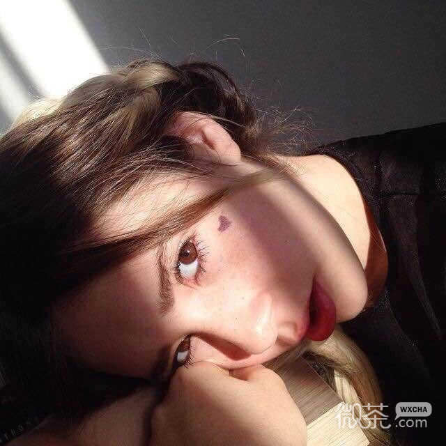 微信清新阳光森系欧美女头