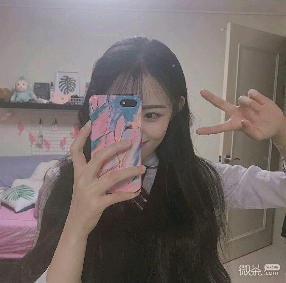 微信清新唯美时尚女头