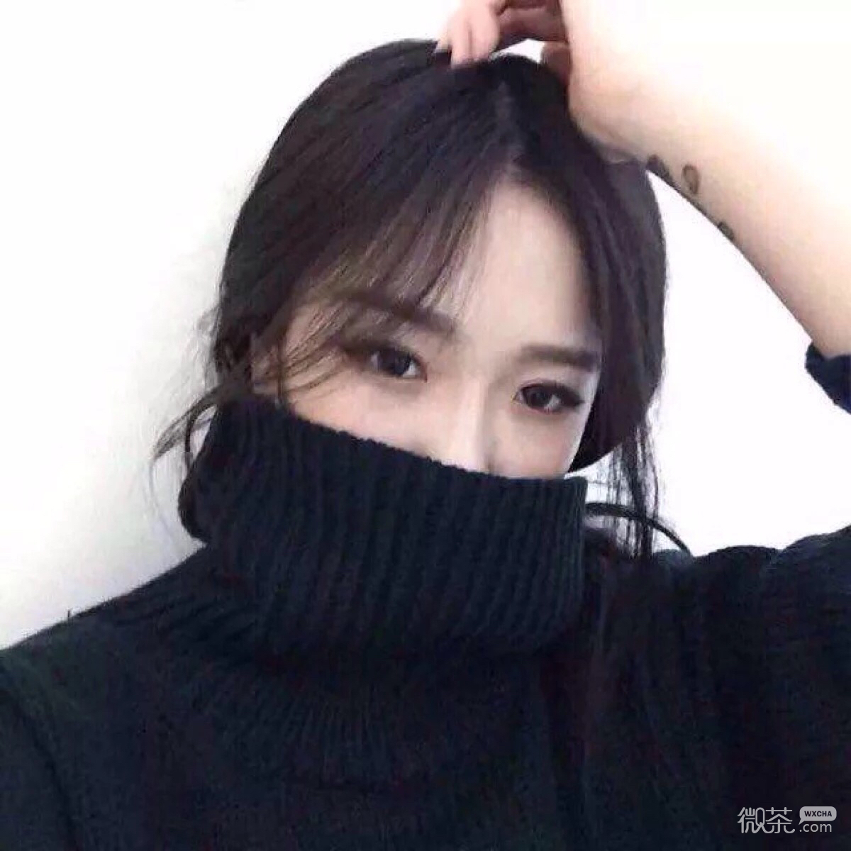 微信清新唯美时尚女头