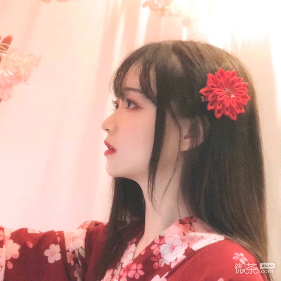 微信清新高颜值时尚迷人女头