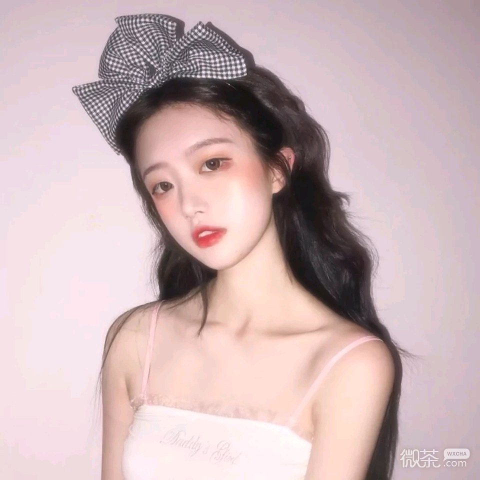 微信清新高颜值时尚迷人女头