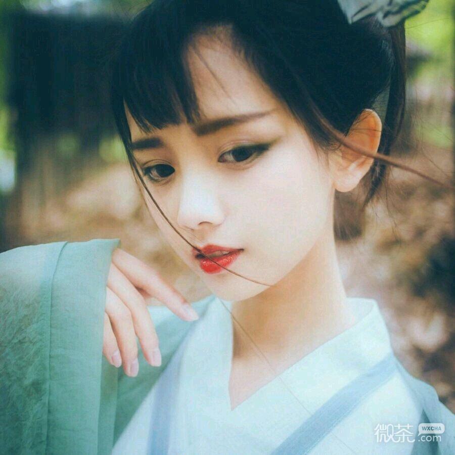微信清新高颜值时尚迷人女头