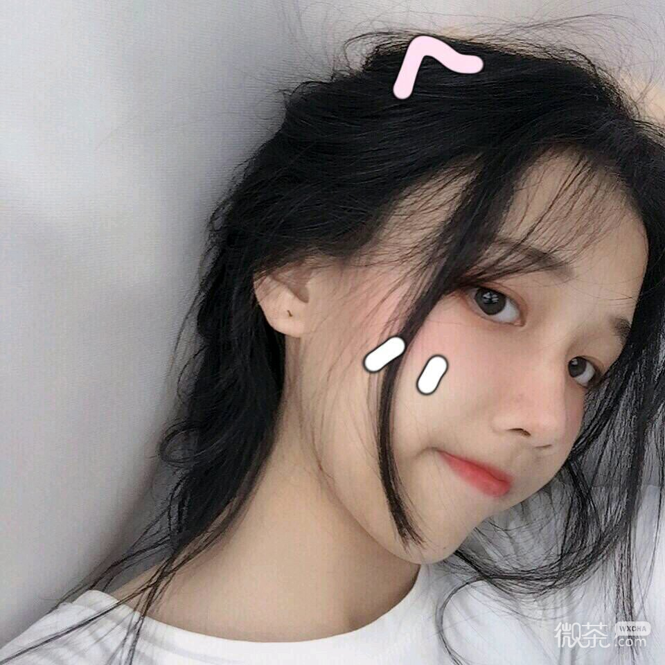 微信清新洒脱高颜值女头
