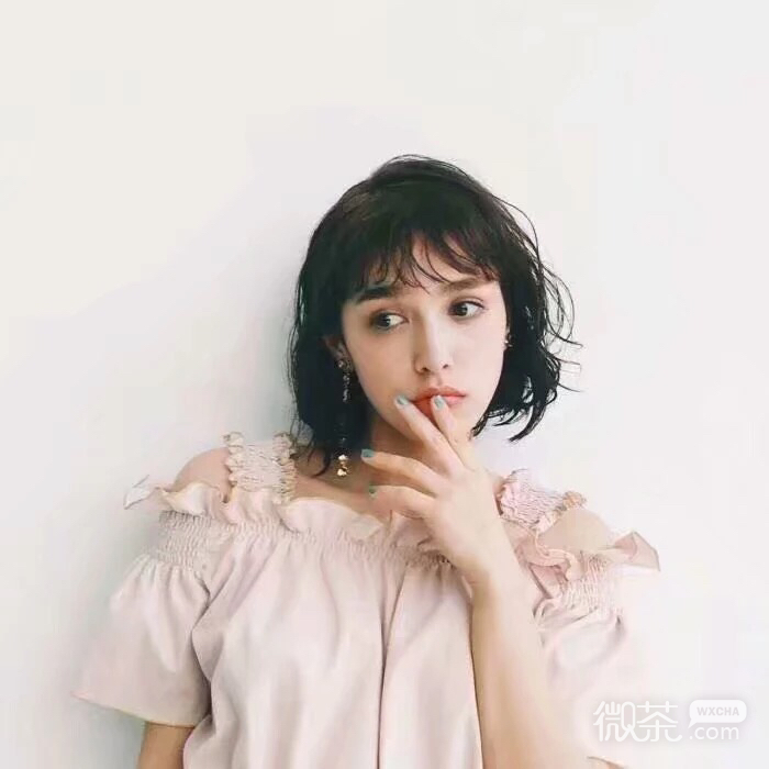 微信清新阳光可爱女头