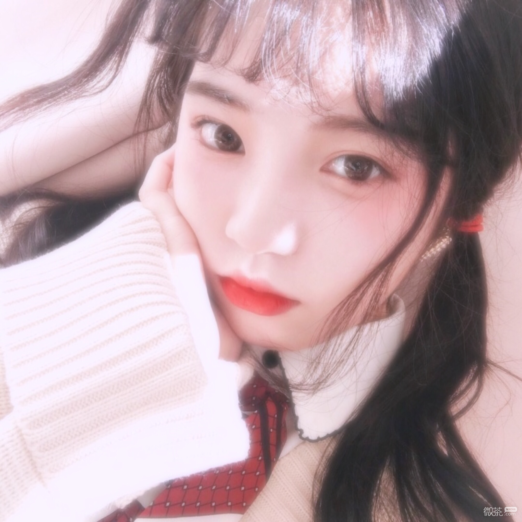 微信清新唯美时尚女头