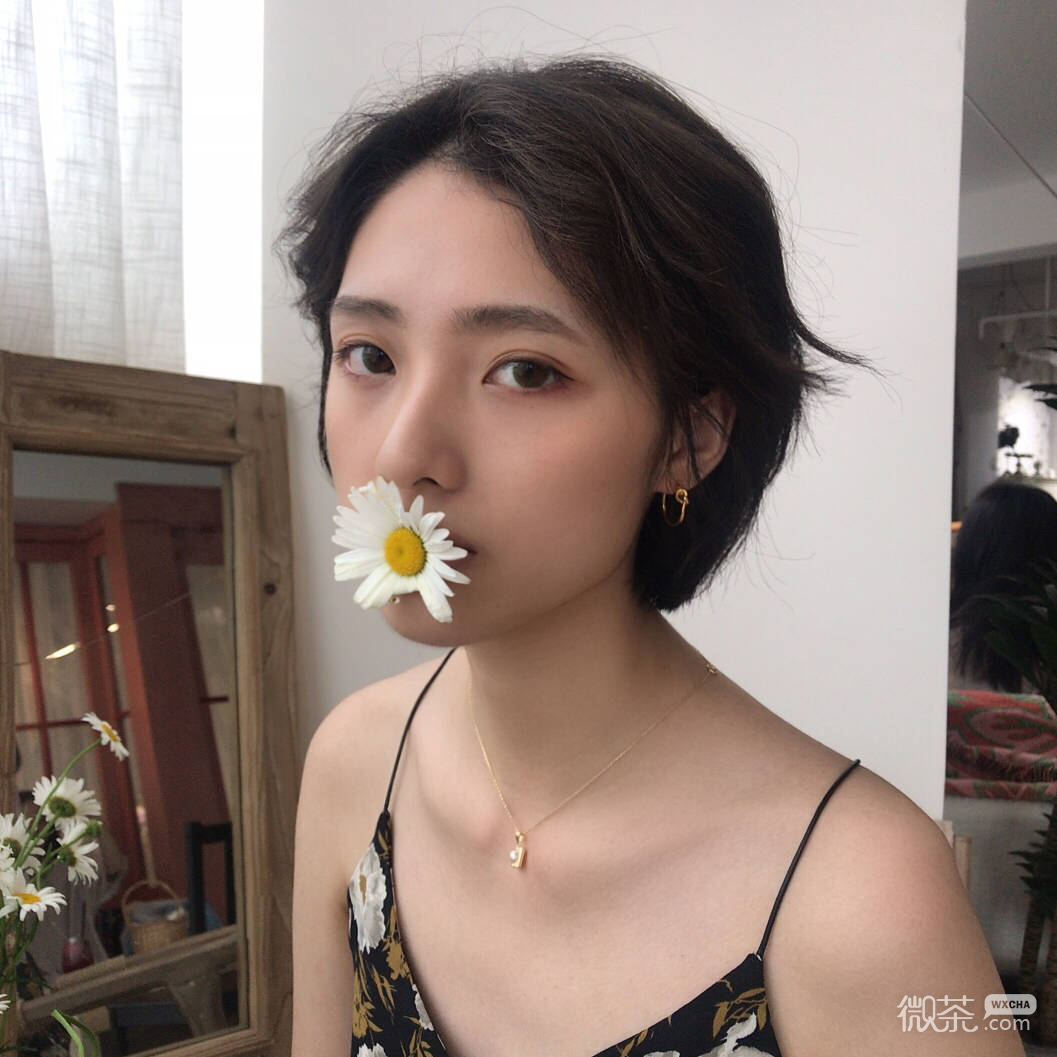 微信清新文艺好看女头