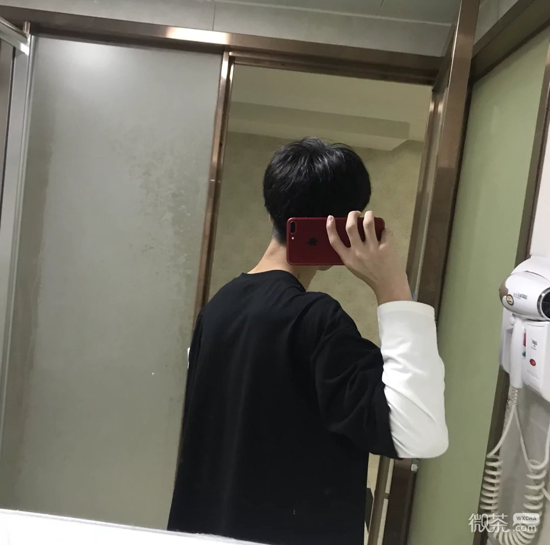 微信日系青春性感男头