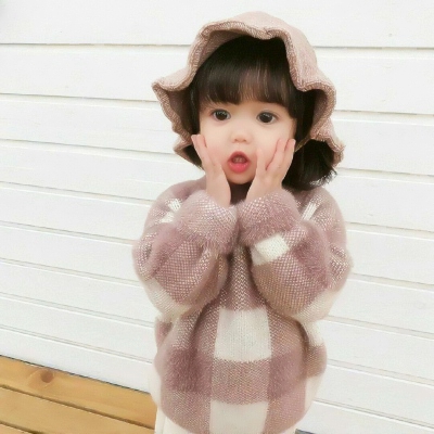 呆萌可爱的萝莉小女孩系列微信头像下载