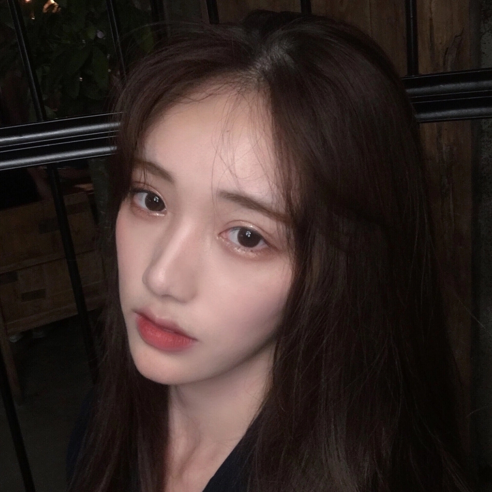 微信清纯森系性感好看女头