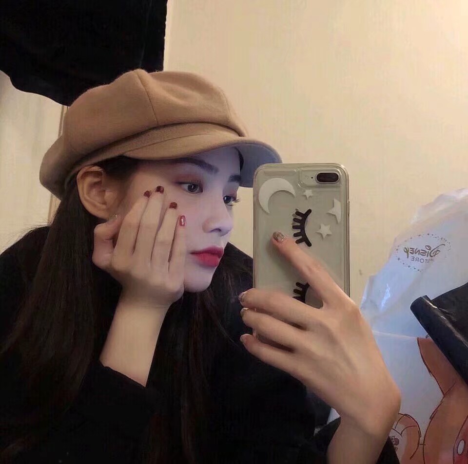 微信清纯森系性感好看女头