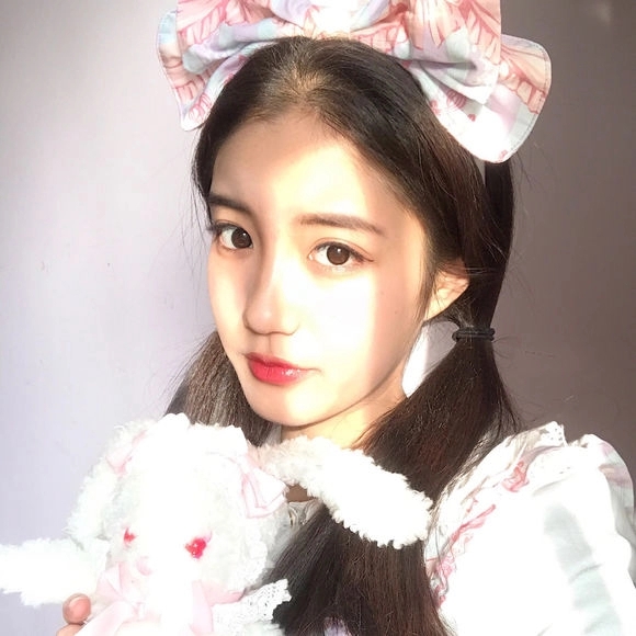 微信清纯森系性感好看女头