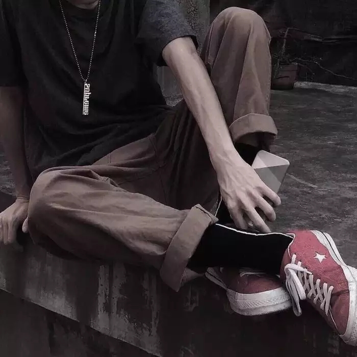 微信清新冷酷帅气男头