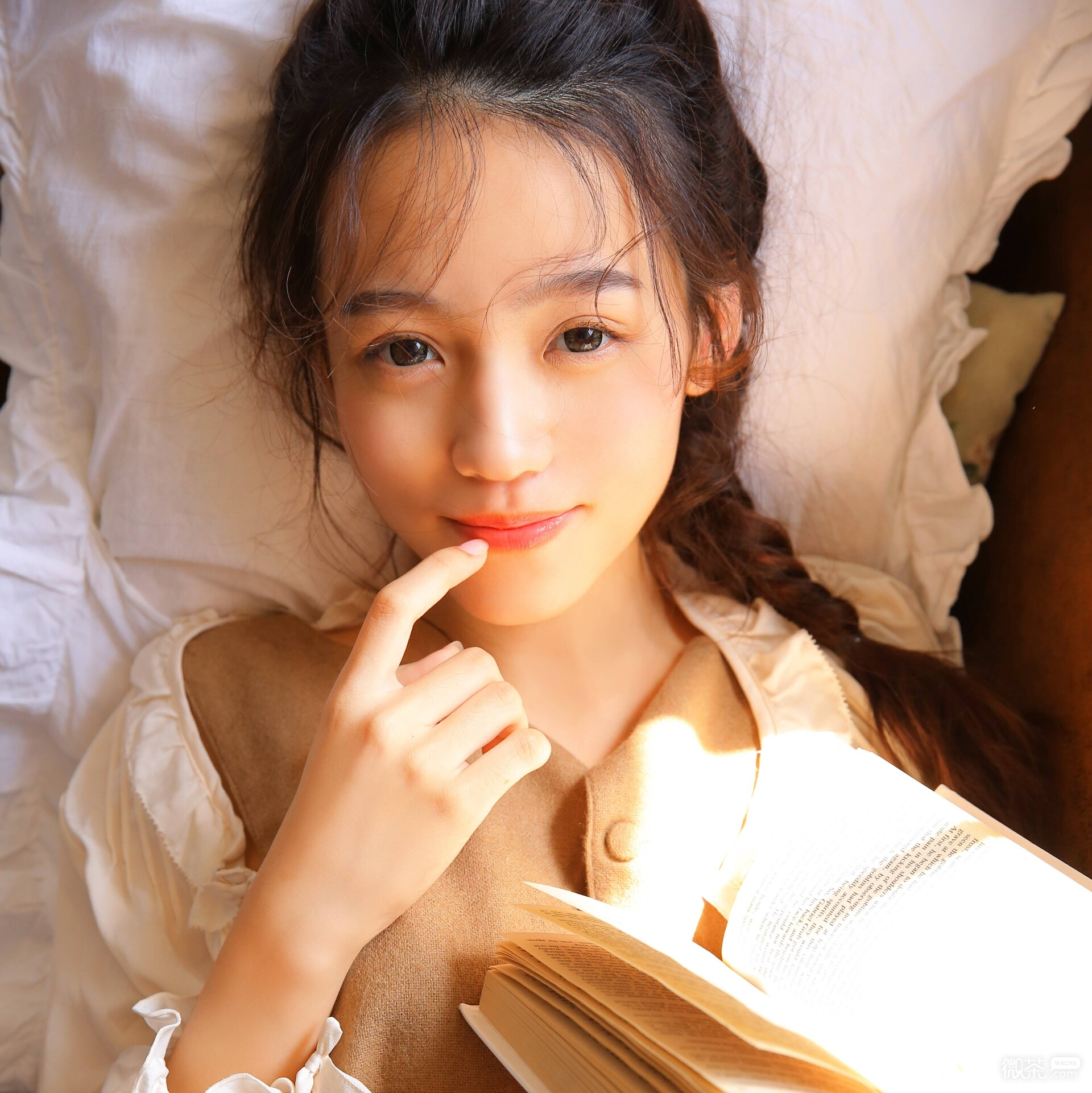 清新高颜值迷人微信网红女头