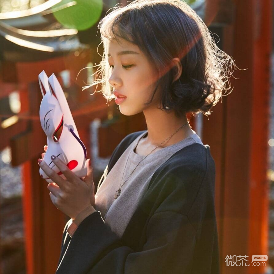 清新阳光可爱微信女头