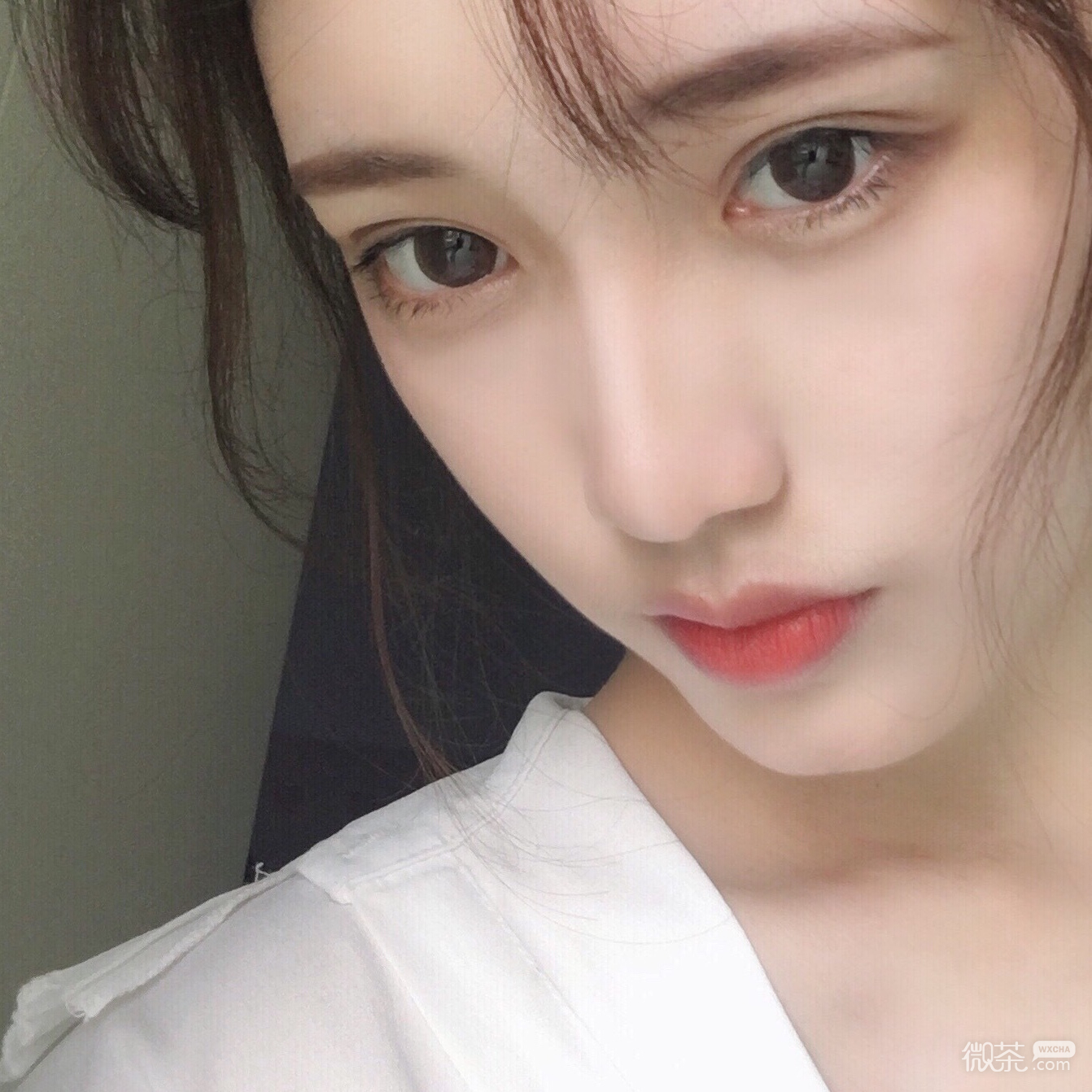 微信清新高颜值漂亮女头