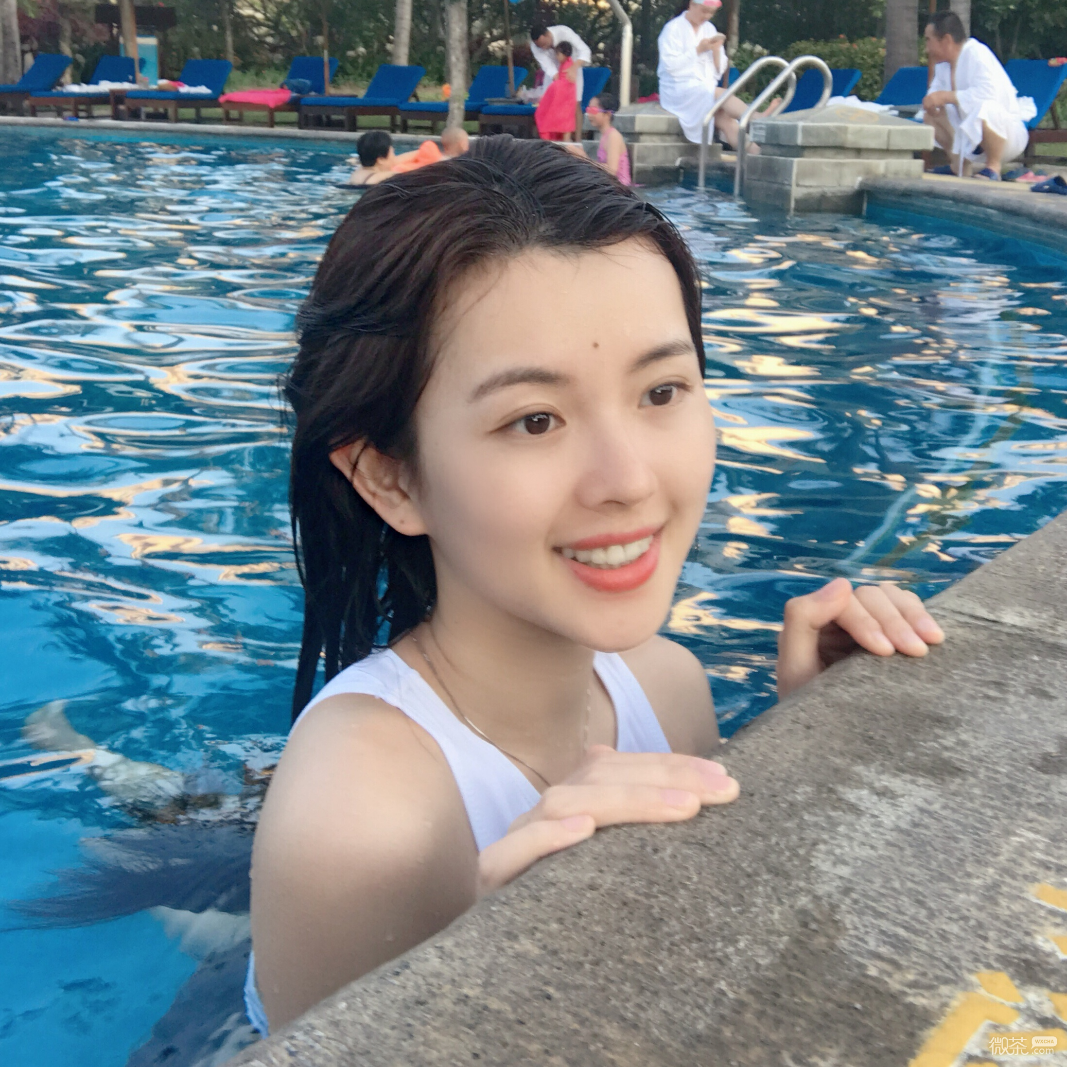 清新阳光可爱微信女头