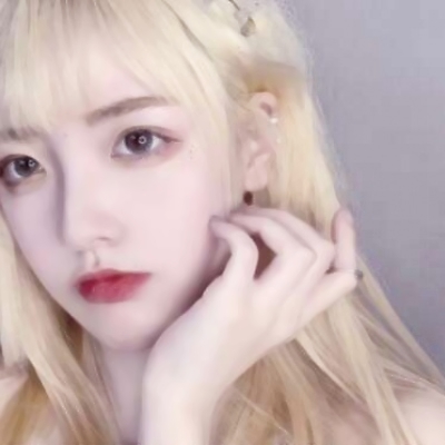 美丽个性的微信最新彩色头发女生头像下载
