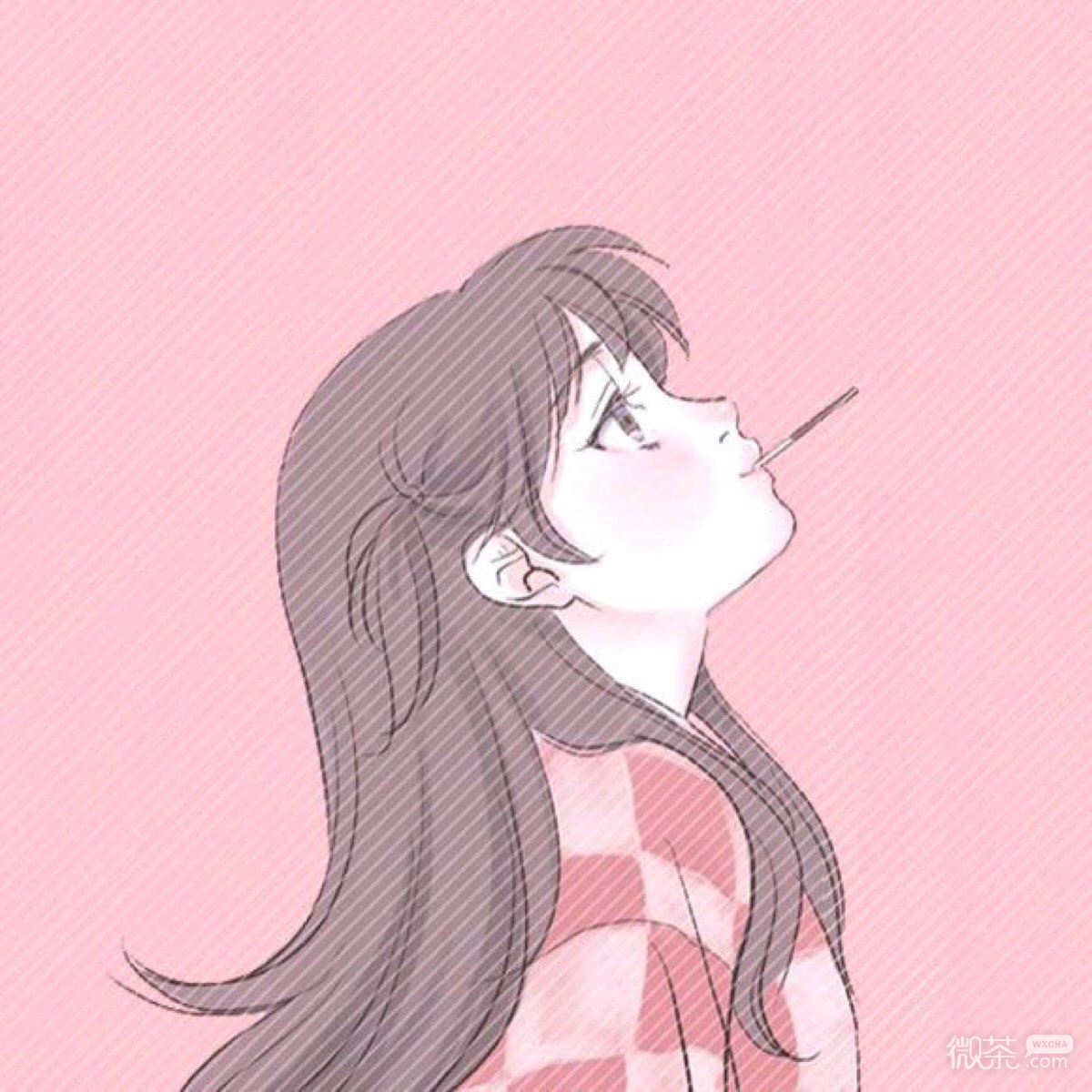 微信粉嫩简约情头