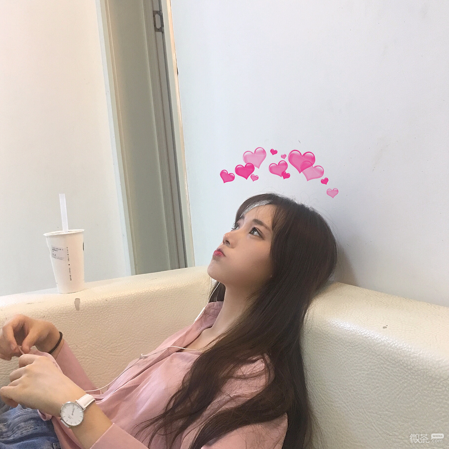 微信清新高颜值漂亮女头
