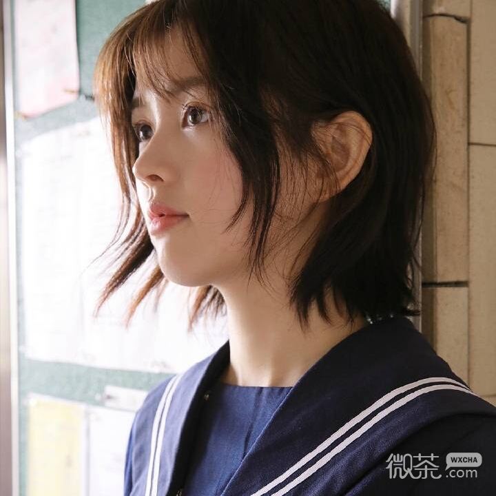 清新阳光可爱微信女头