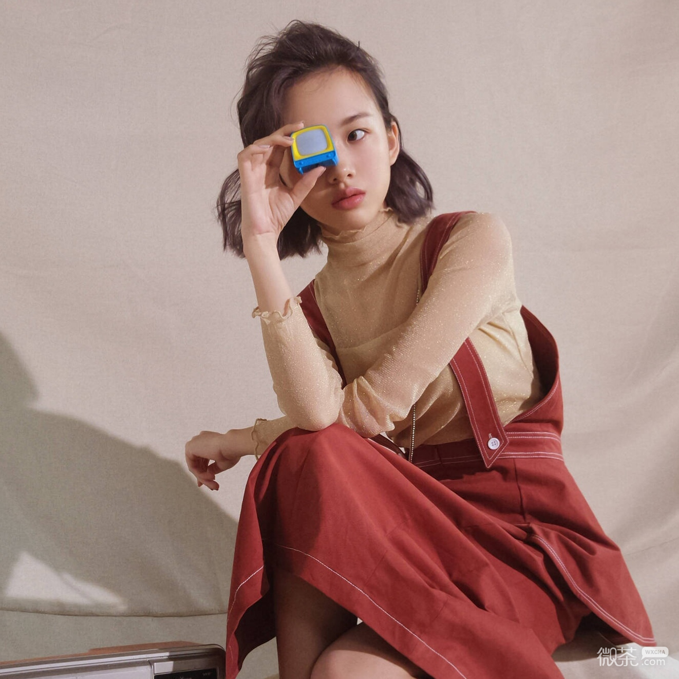 清新阳光可爱微信女头