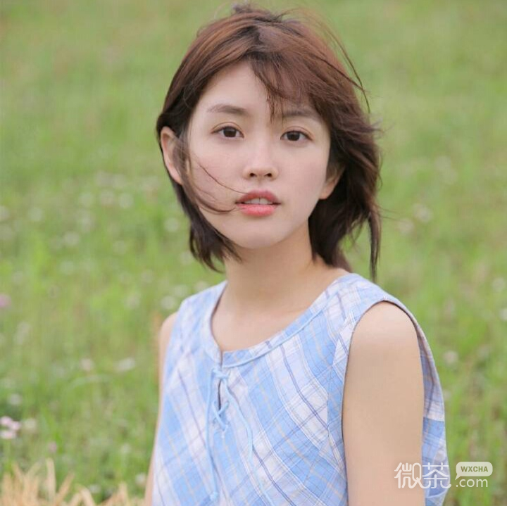 清新阳光可爱微信女头