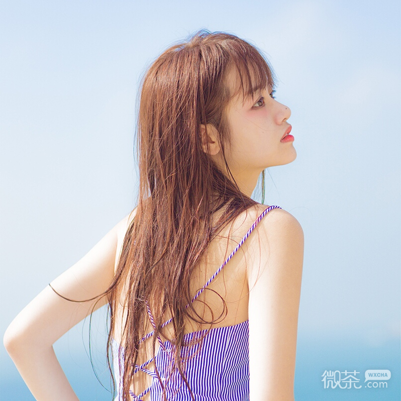 清新高颜值迷人微信网红女头