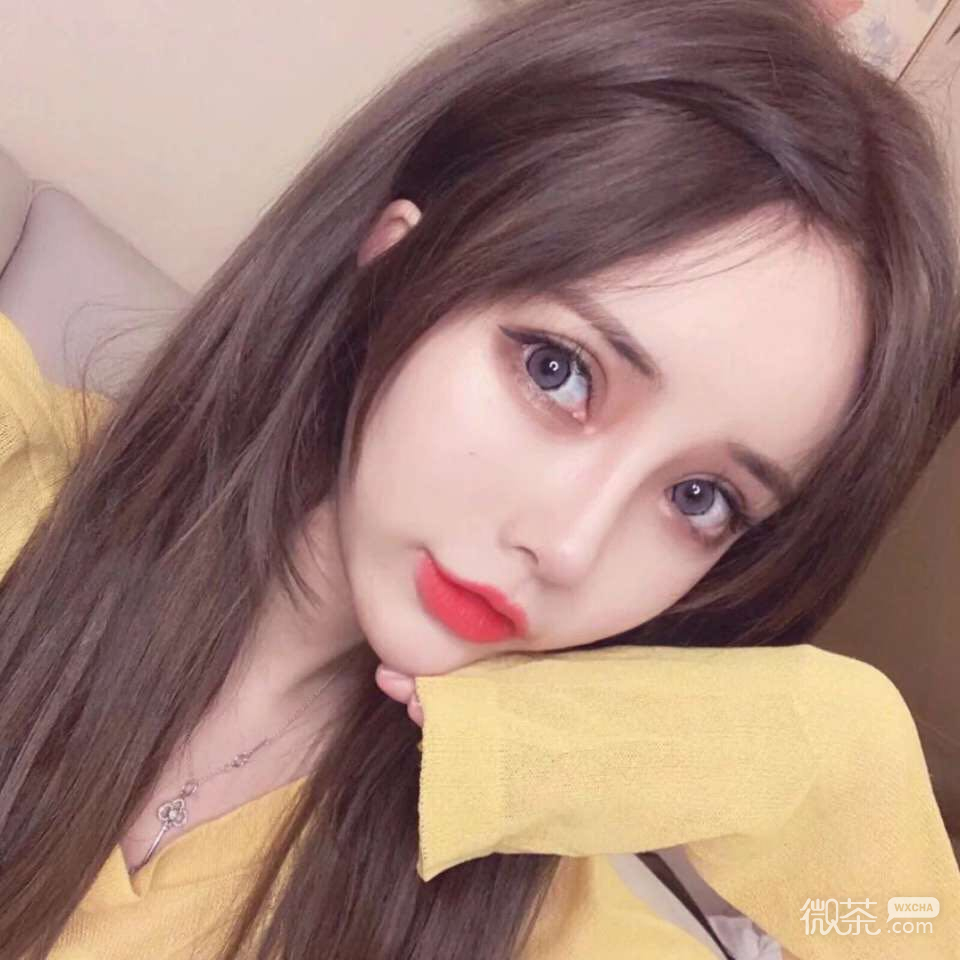微信清新可爱好看女头