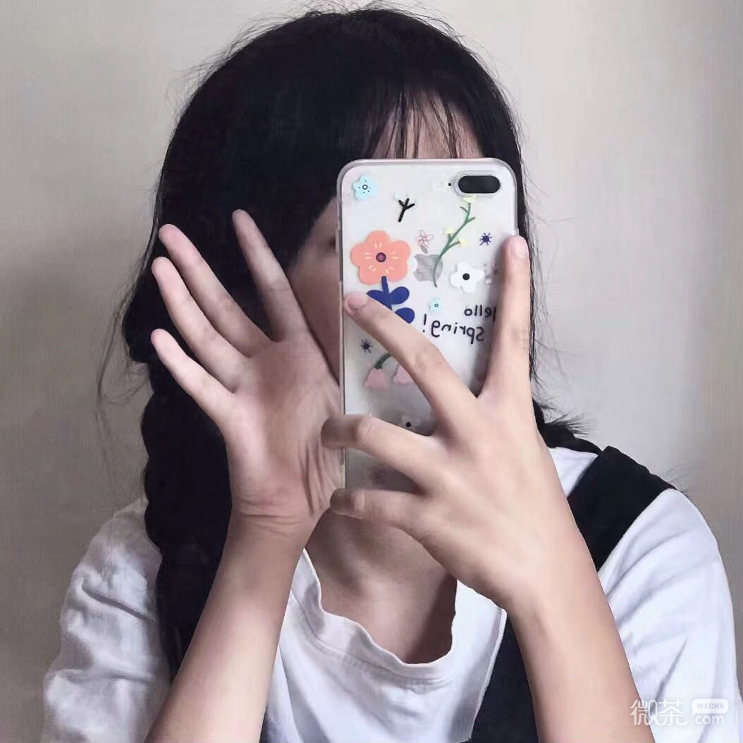 微信清新可爱好看女头