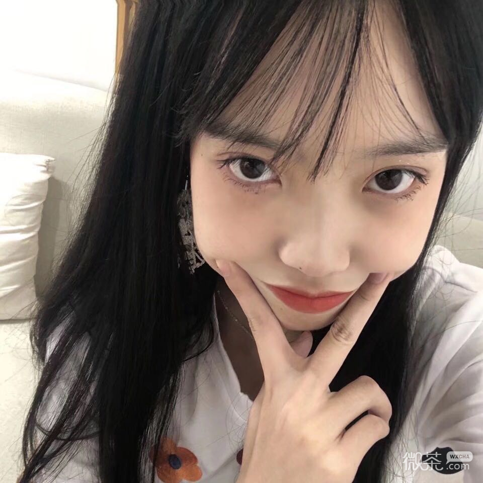 微信清新可爱好看女头