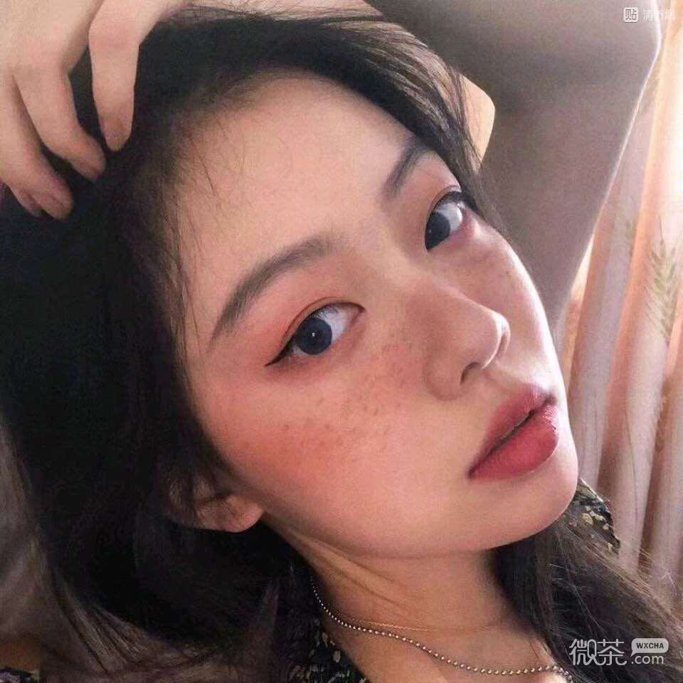 微信清新可爱好看女头