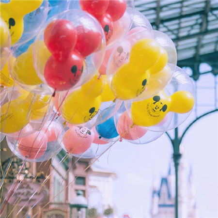 迪士尼米老鼠系列微信唯美气球图片下载