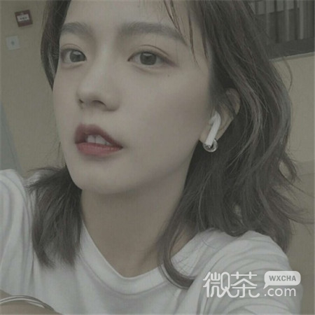 唯美好看高颜值的灰色系女生微信图片下载