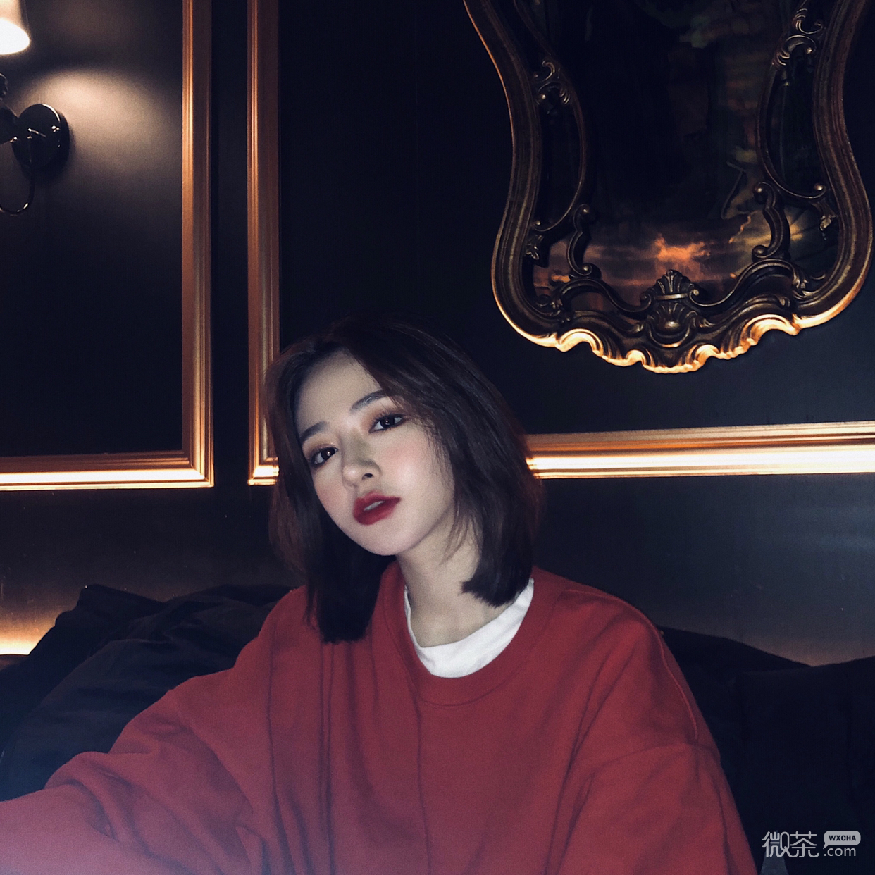 微信清新时尚御姐女头