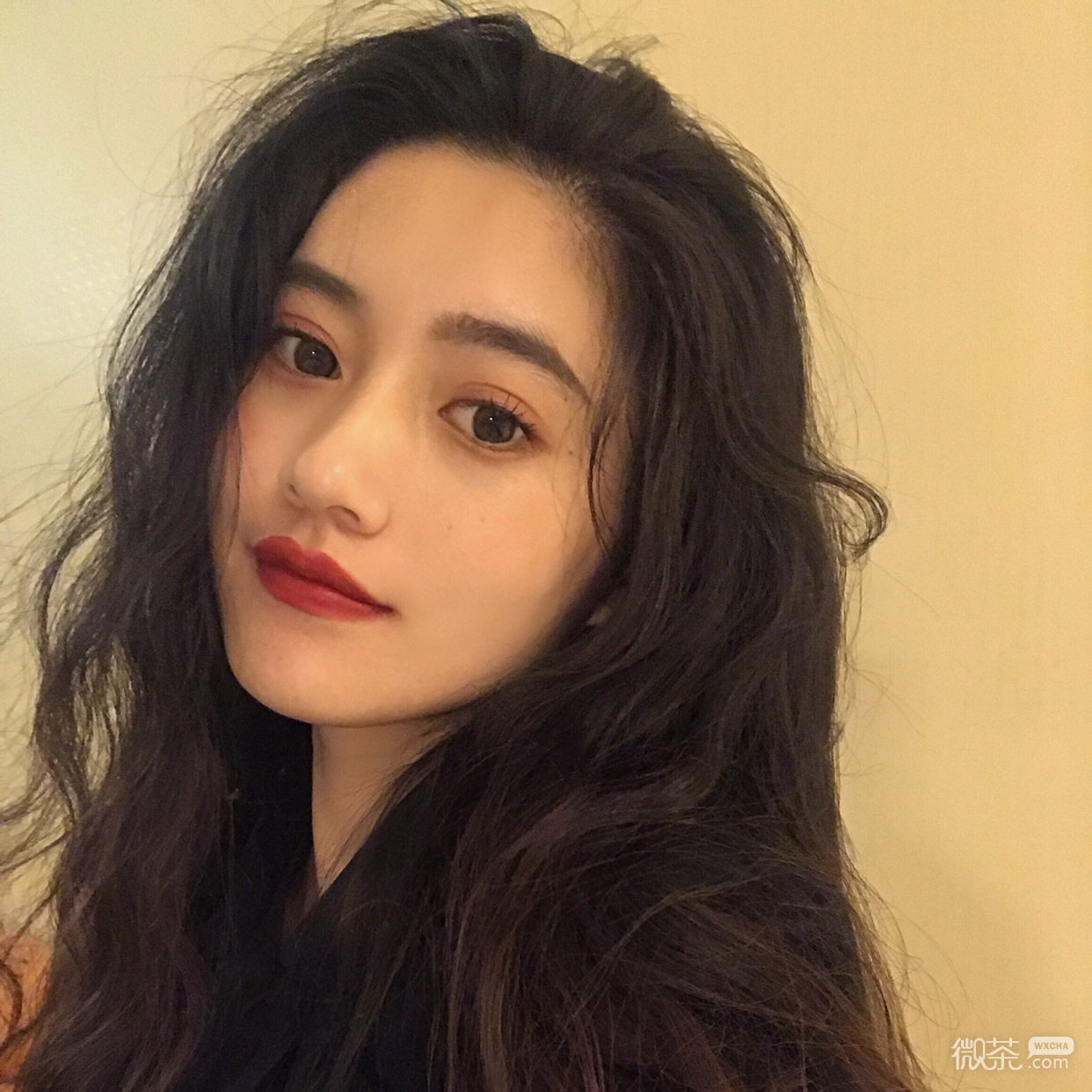 微信好看高颜值时尚长发女头