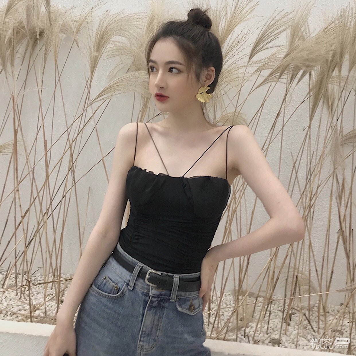 微信清新时尚御姐女头