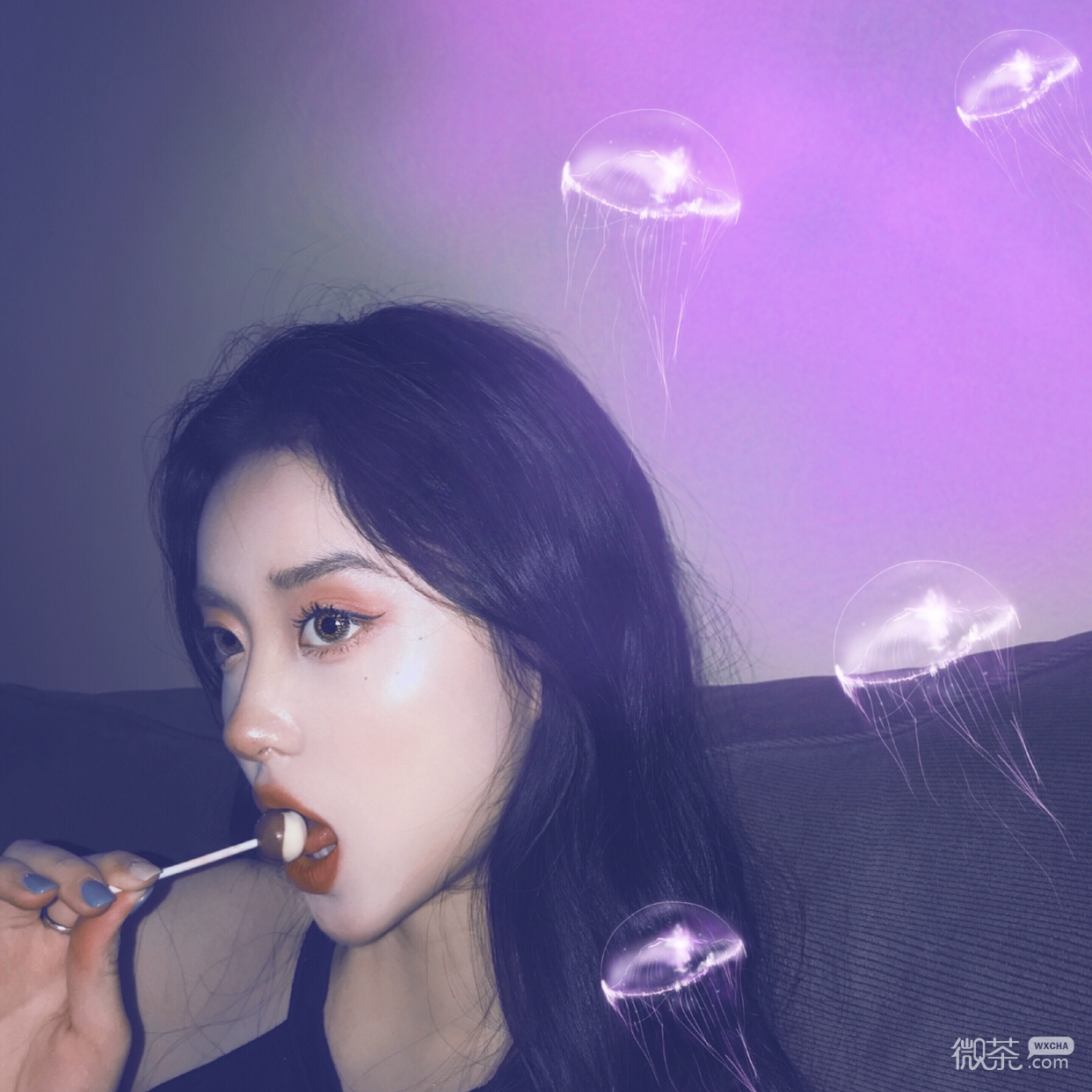 微信佛系傲娇御姐女头