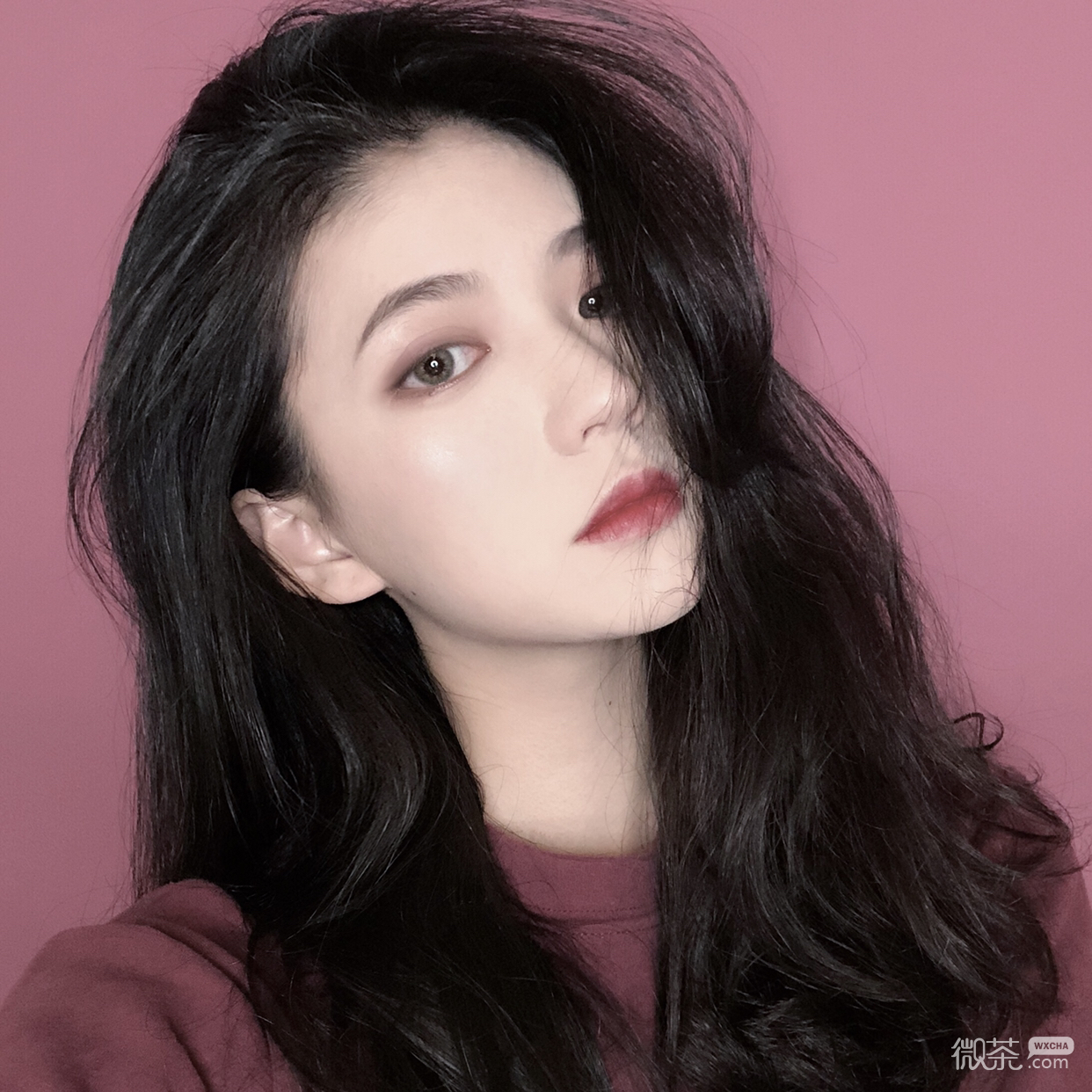 微信清新时尚御姐女头